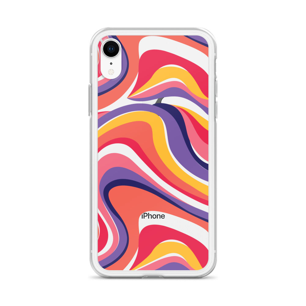 Colorful Liquid Swirl iPhone Case