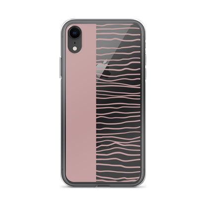 Modern Abstract Clear iPhone Case
