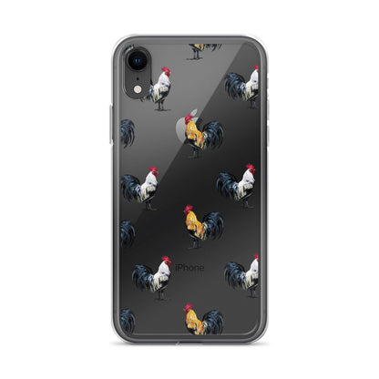 Farm Animal Rooster Pattern iPhone Case
