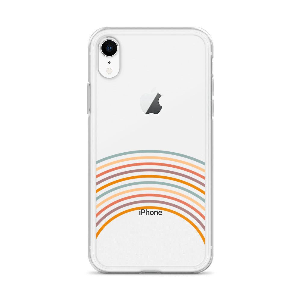 Minimalist Abstract Rainbow iPhone Case