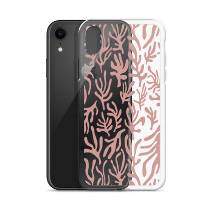 Pink Leaves iPhone Case