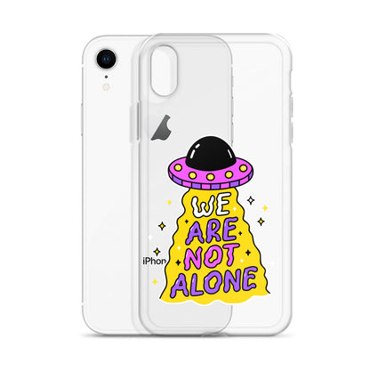 WE ARE NOT ALONE - funny ufo iPhone Case