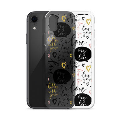My Love iPhone Clear Case - HypeSheriff