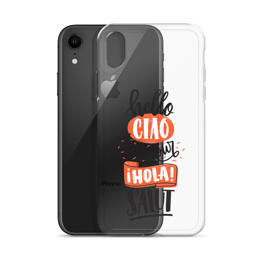 Hello Ciao Hola iPhone Case