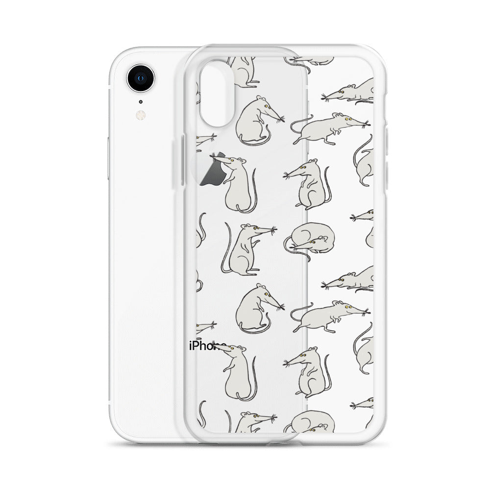 Funny Rat Animal Pattern iPhone Case