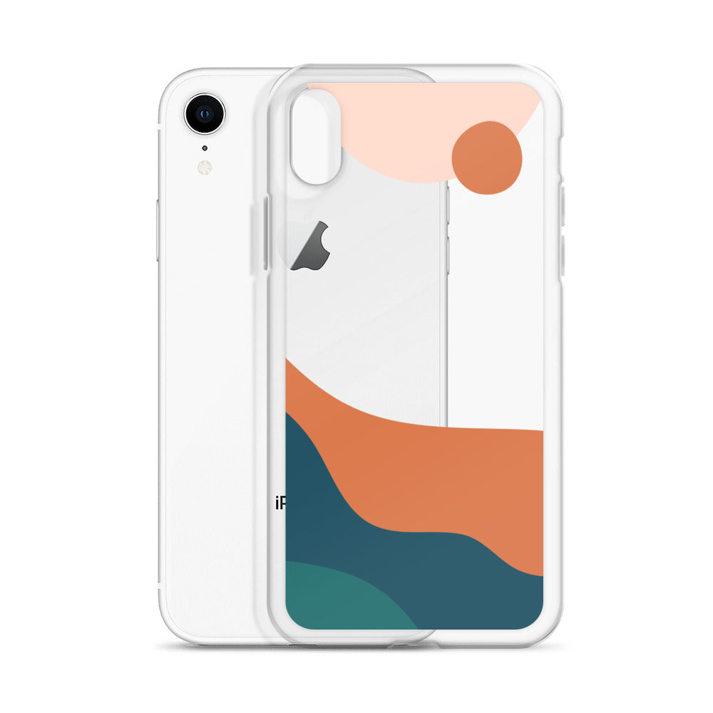 Mid Century Modern Landscape iPhone Case