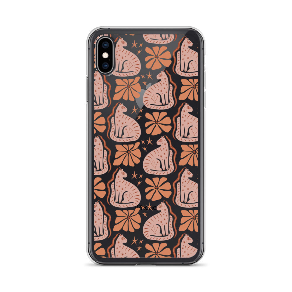 Boho Groovy Cheetah iPhone Case
