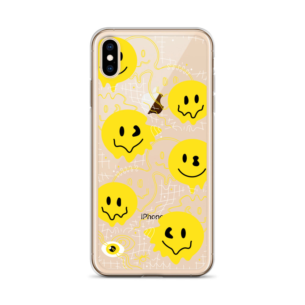 Trippy Smiling Faces - Stoner's iPhone Case