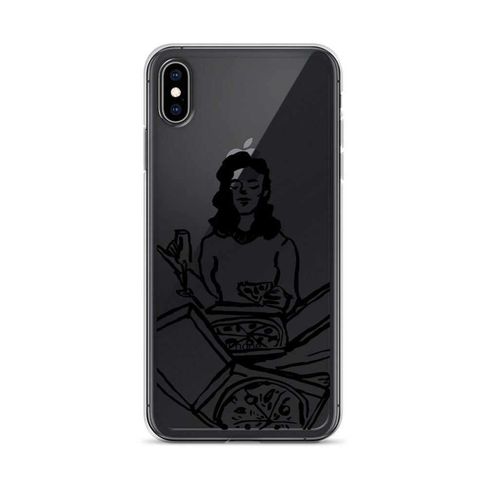 Pizza Lover, Food Lover, Clear iPhone Case