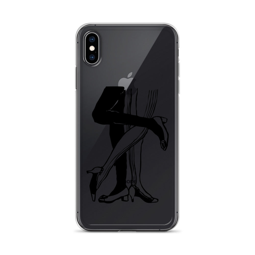 Jazz Swing Dance Clear iPhone Case - HypeSheriff
