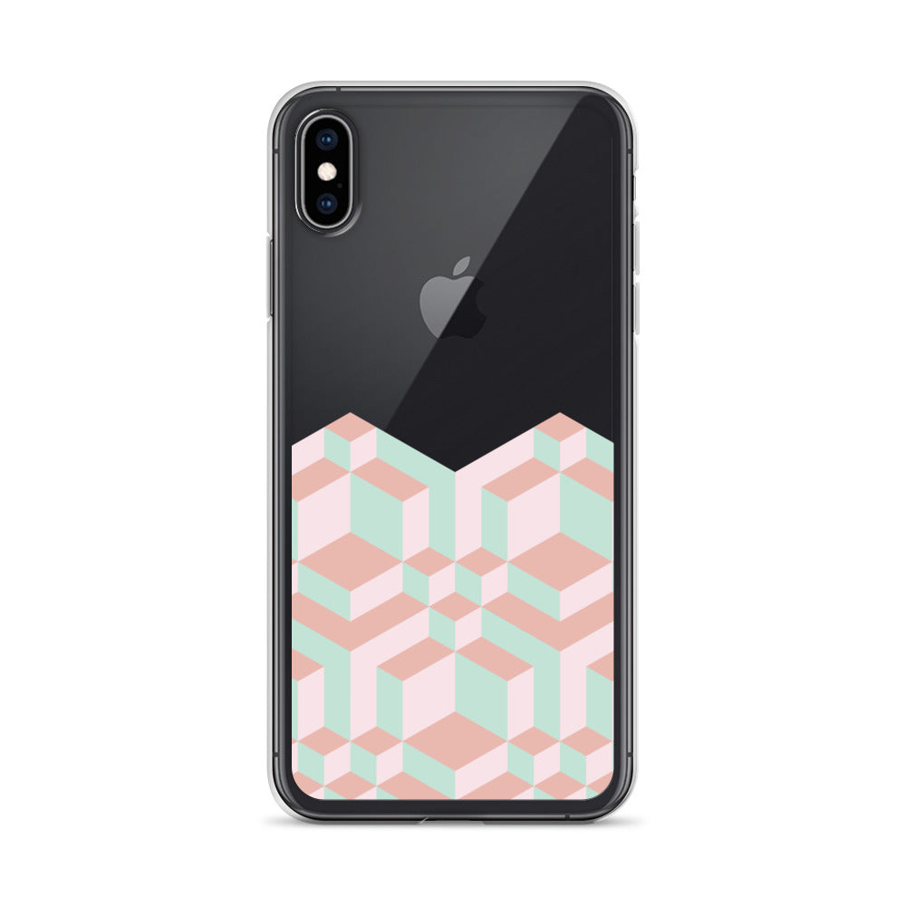 Geometric Pastel Bauhaus iPhone Case