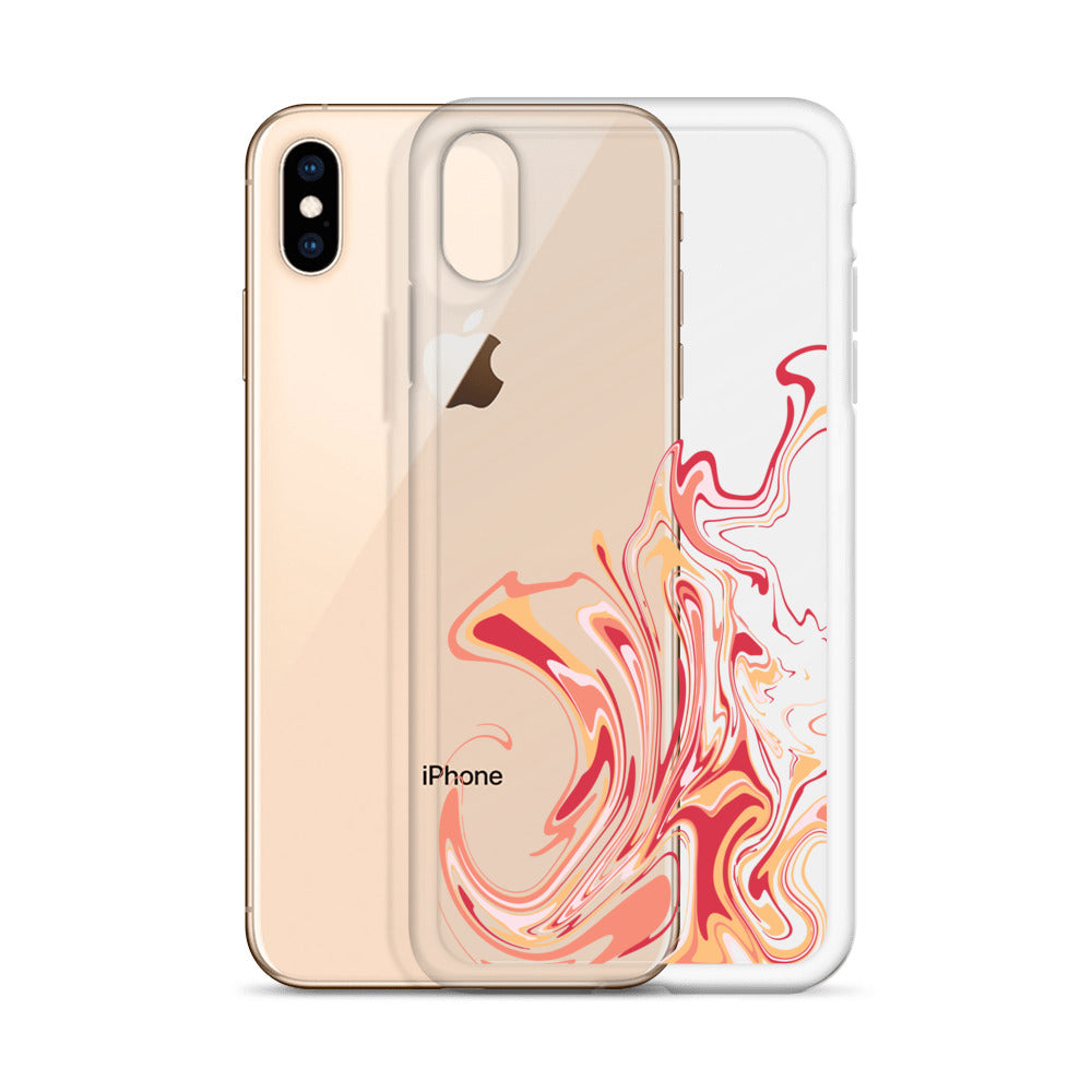 Abstract Liquid Swirl iPhone Case