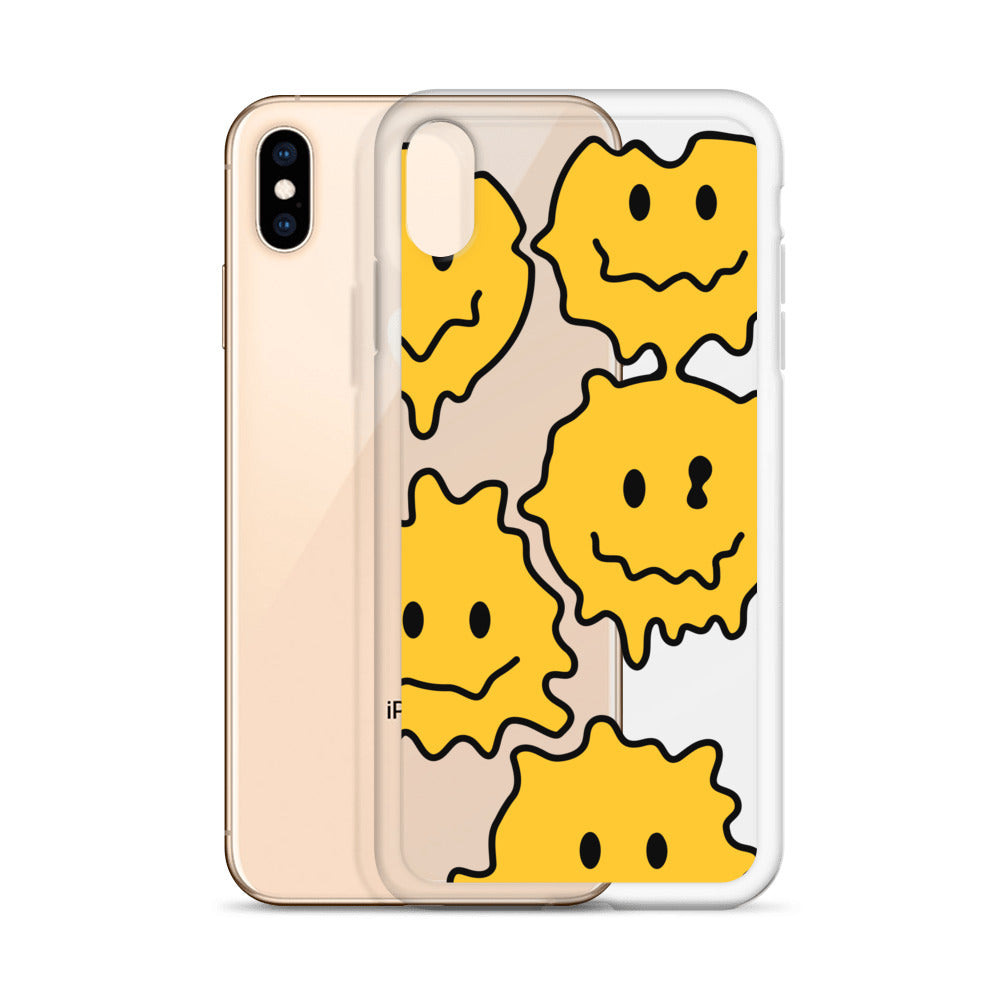 Smiling Faces - Trippy iPhone Case