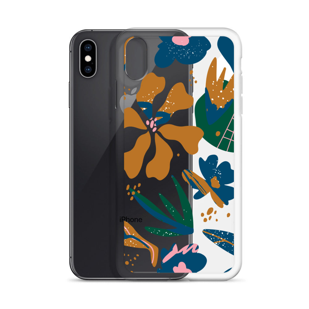 Abstract Tropical Botanical iPhone Case