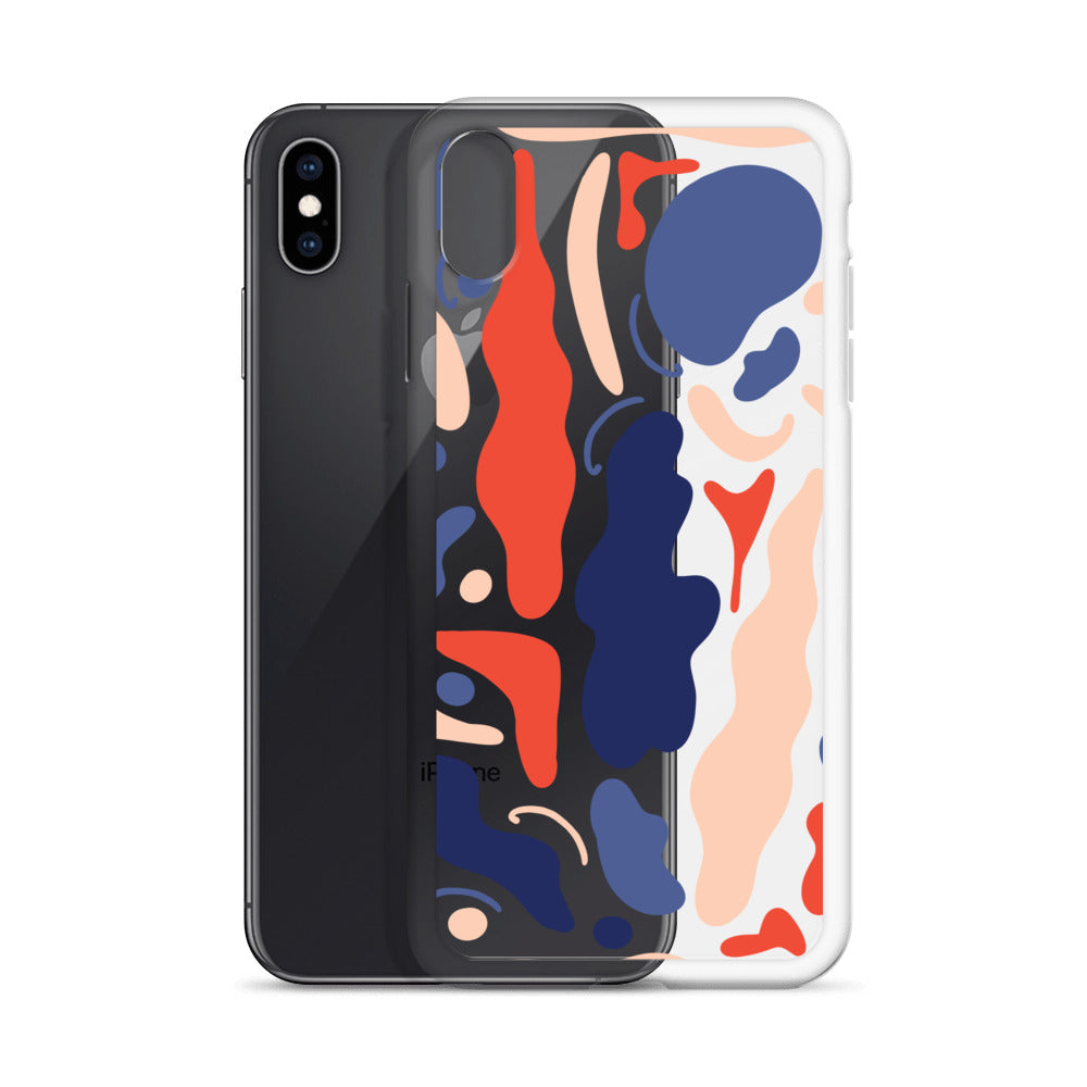 Abstract Shapes Modern iPhone Case