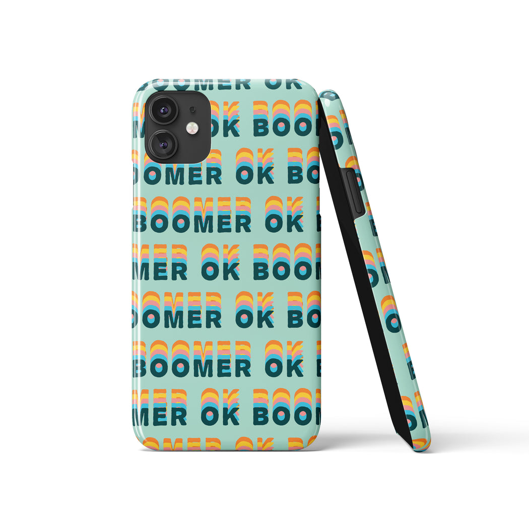 OK BOOMER iPhone Case