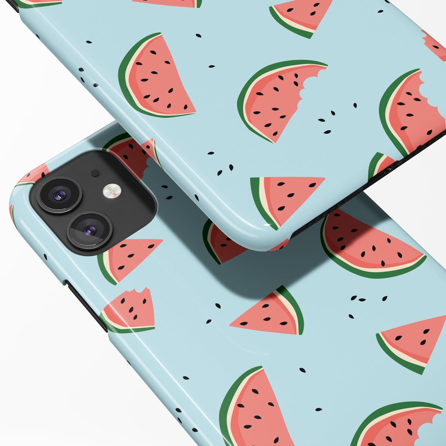 Cute iPhone 12 case with cute watermelon pattern