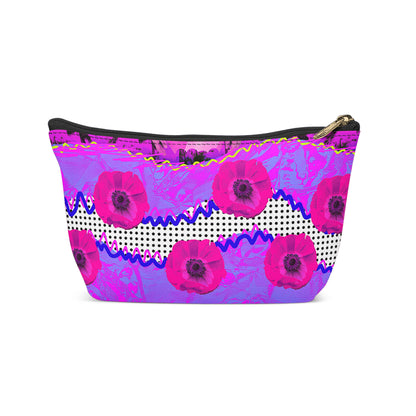 Contemporary Collage Make-Up Bag