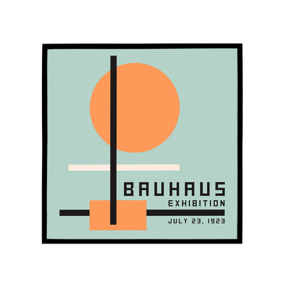 Vintage Bauhaus Square Art Print
