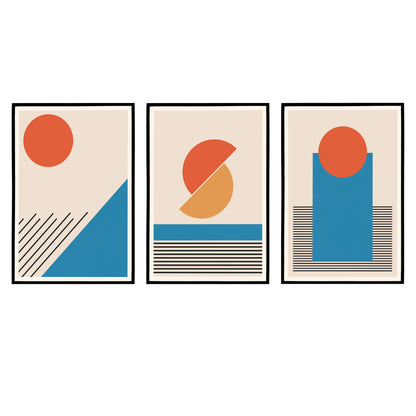 Set of 3 Bauhaus Posters