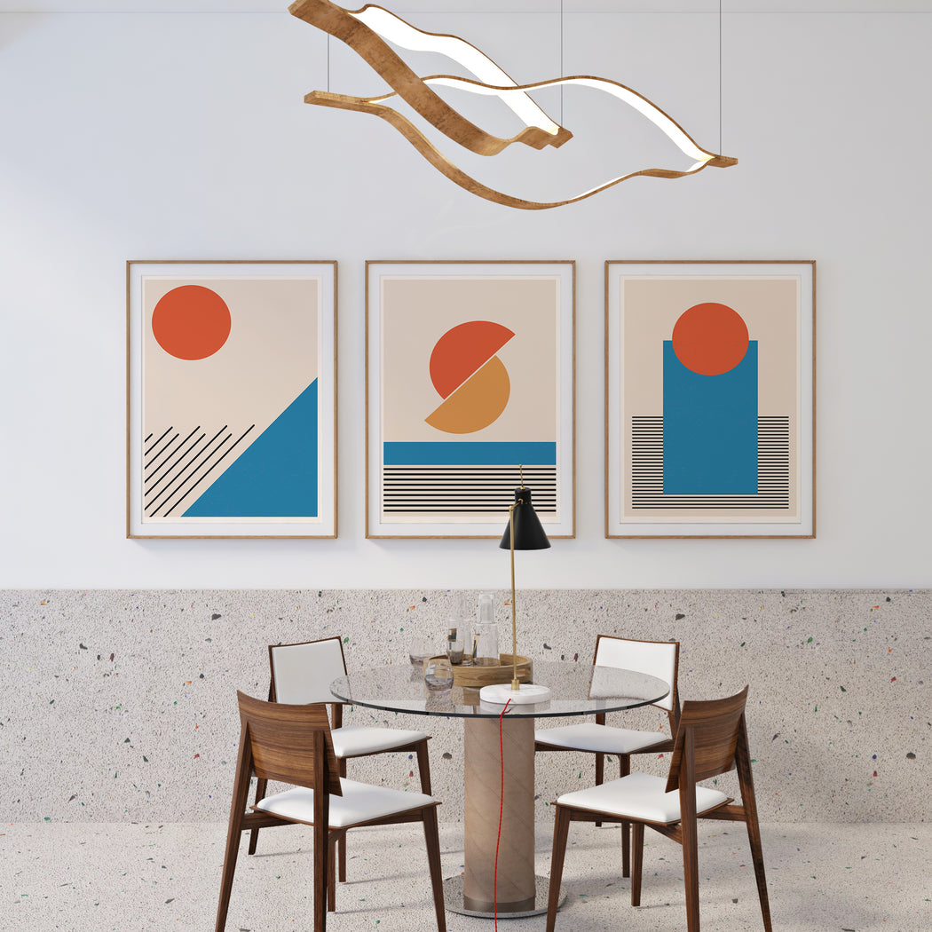 Set of 3 Bauhaus Posters