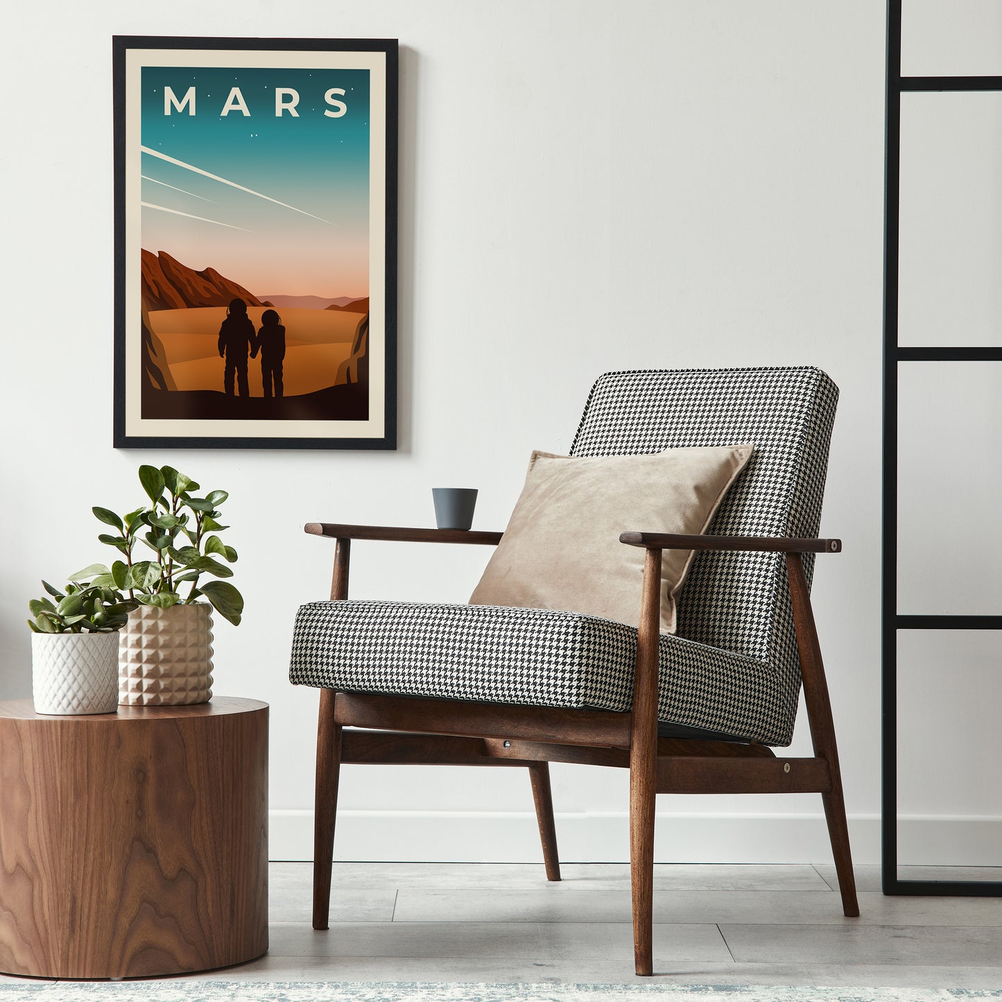 Minimal Mars Poster - Space Travel Nerd