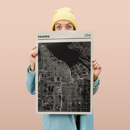 Tacoma - USA | City Map Poster