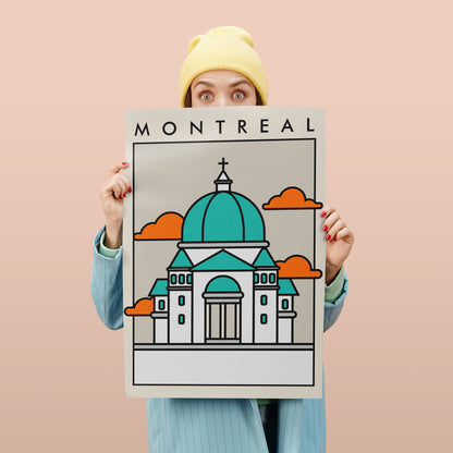 Montreal City. Travel Poster