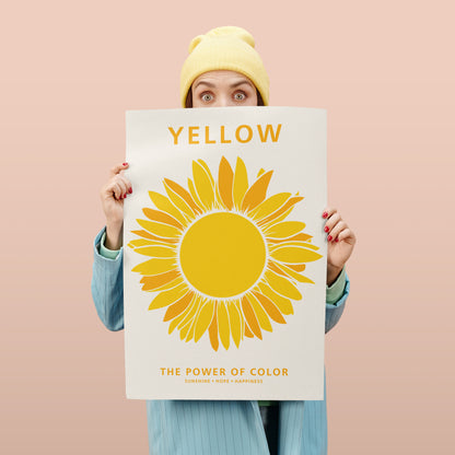 YELLOW - the color of hope - Cozy Poster