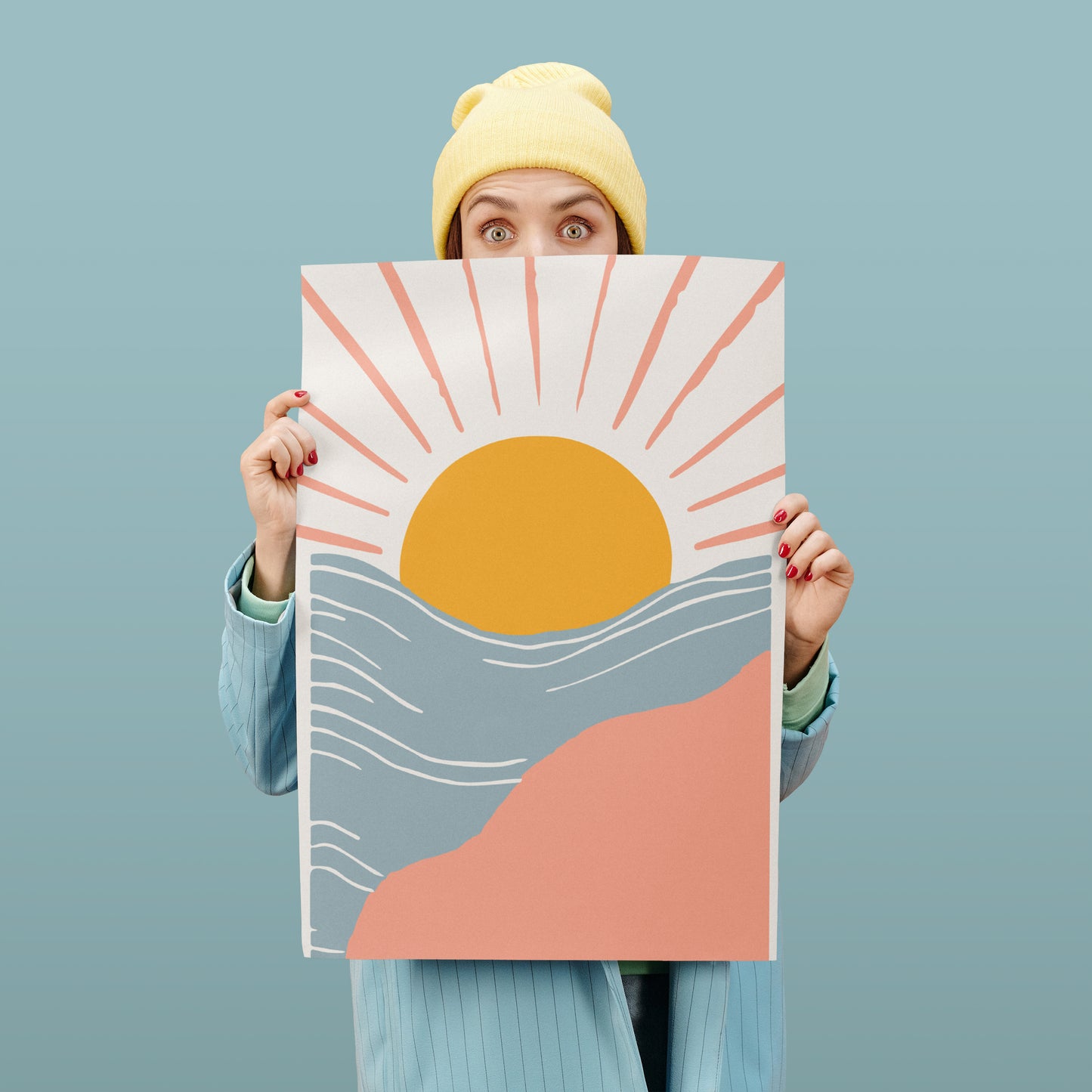 Pastel Sunset Art Print