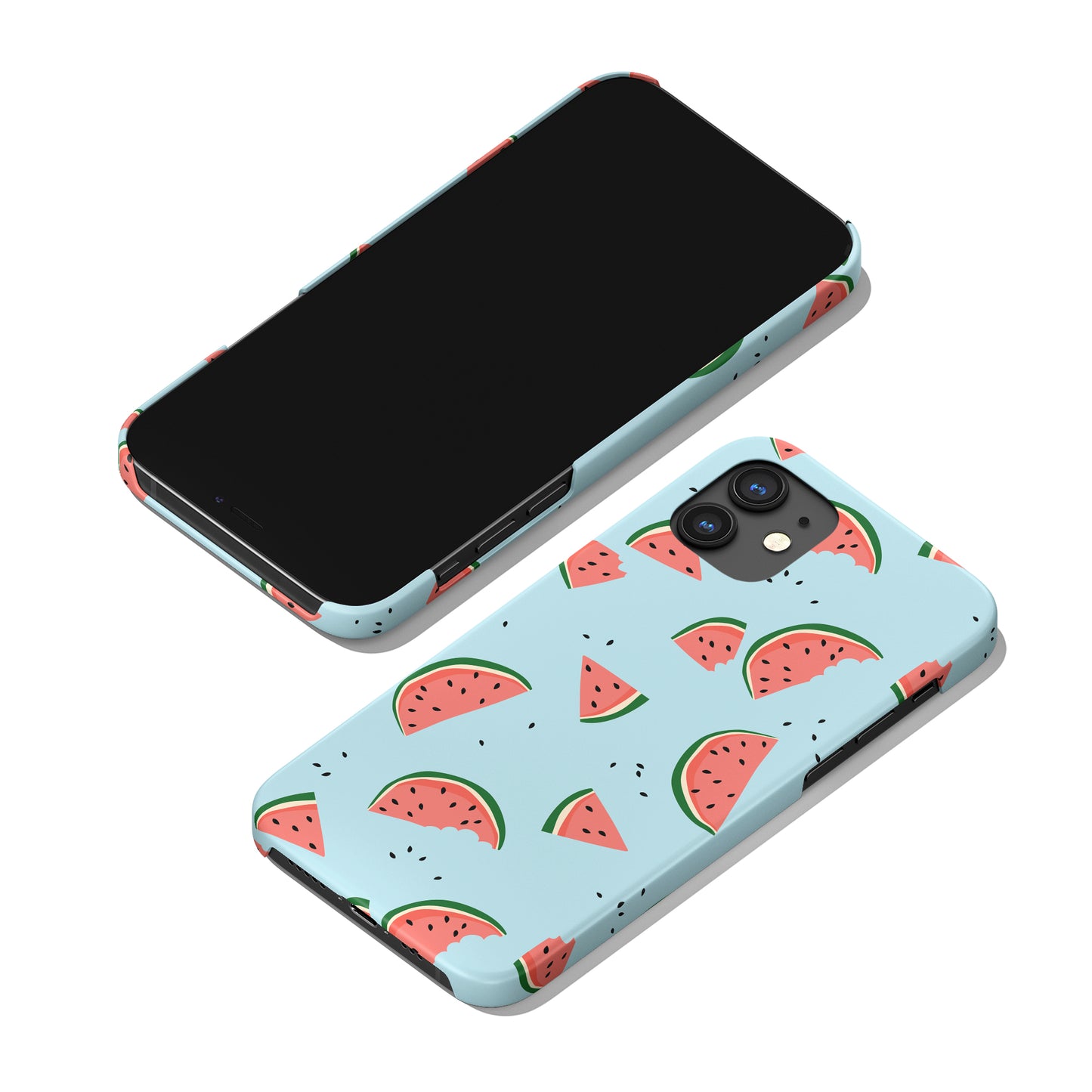 Cute iPhone 12 case with cute watermelon pattern