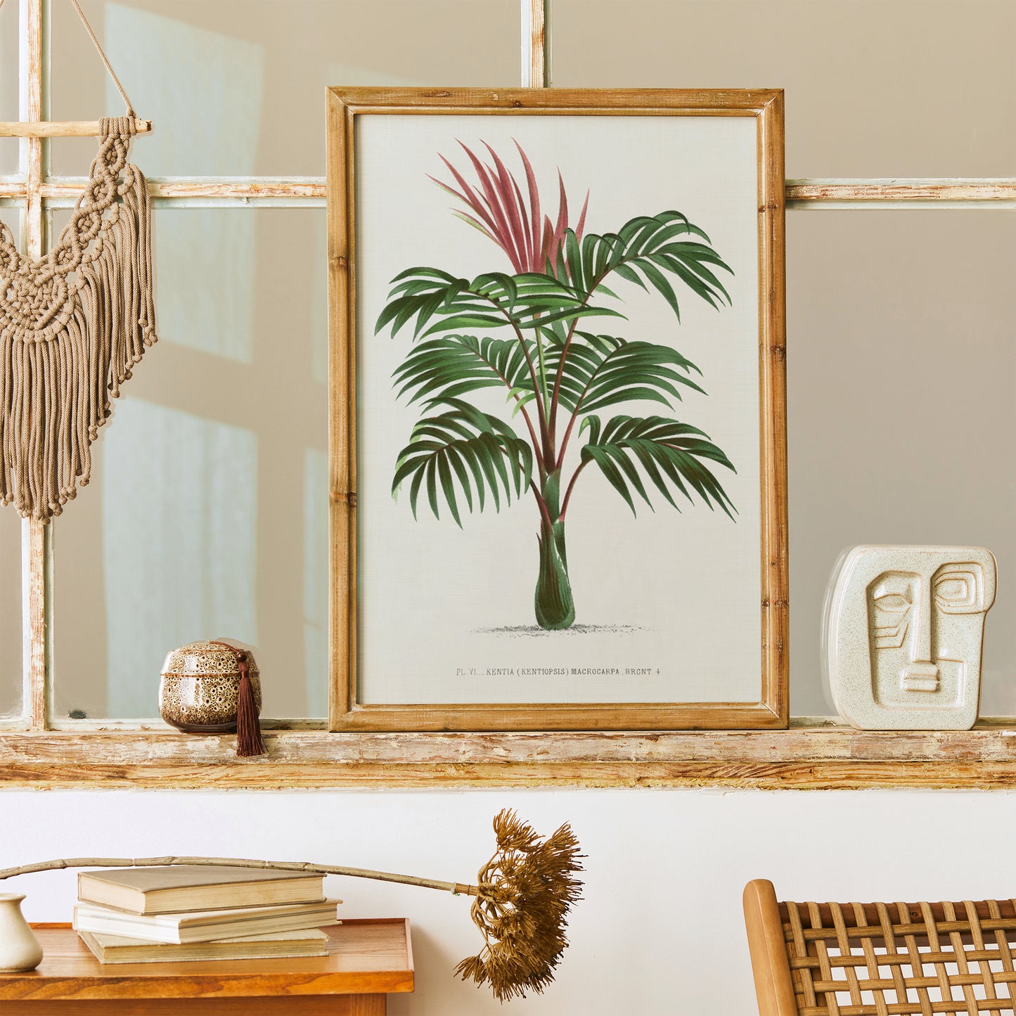 Vintage Botanical Palm Poster