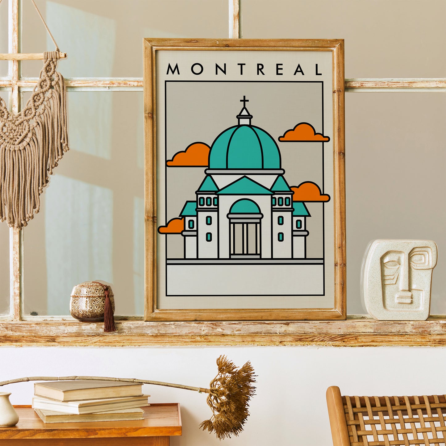 Montreal City. Travel Poster
