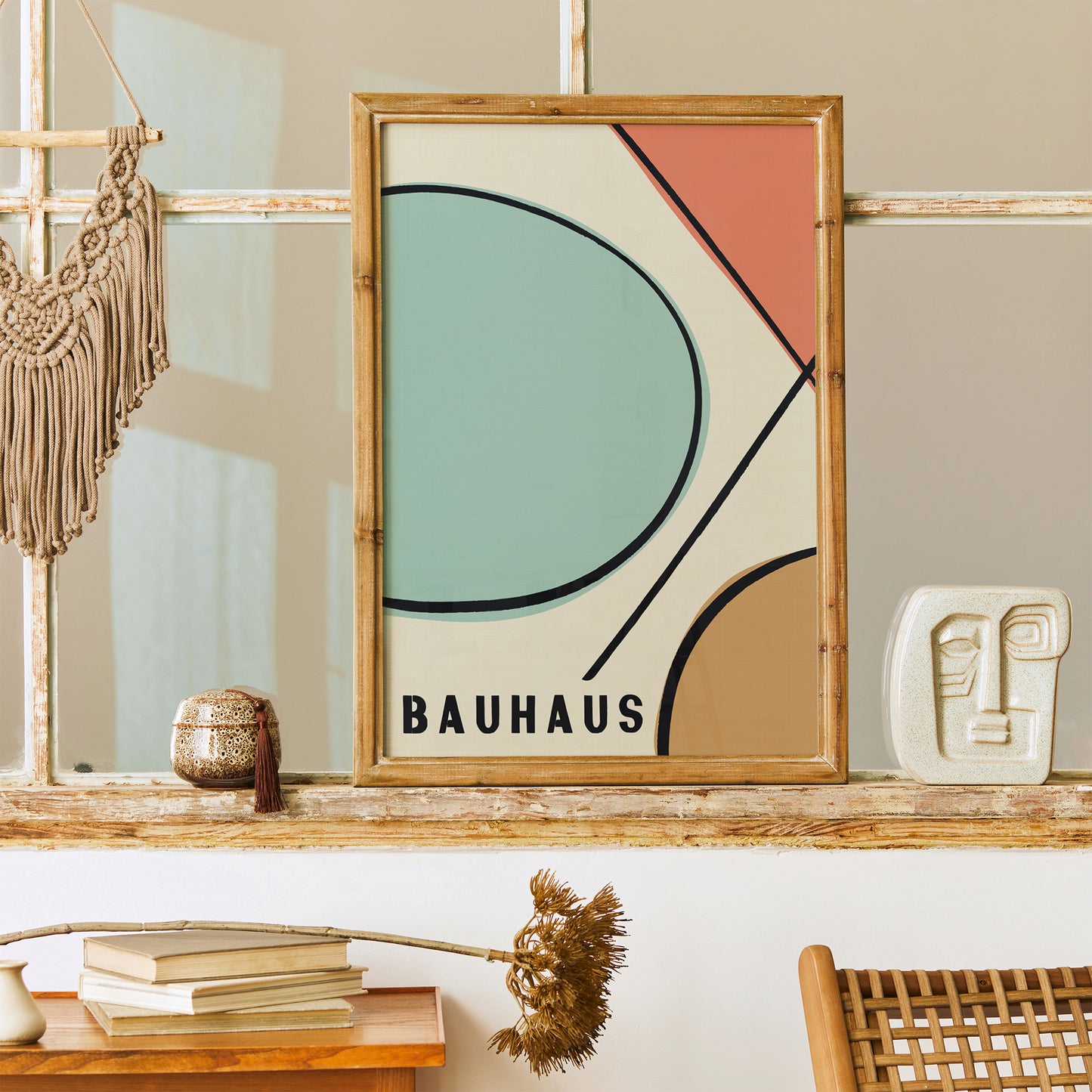 Abstract Composition Bauhaus Poster