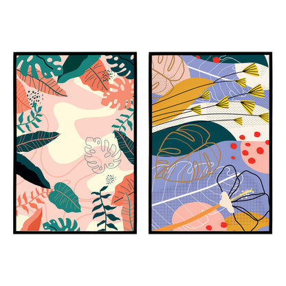 Set of 2 Floral Illustrations
