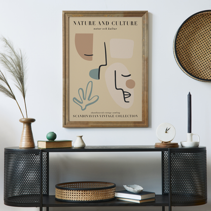 Nature And Culture Vintage Poster