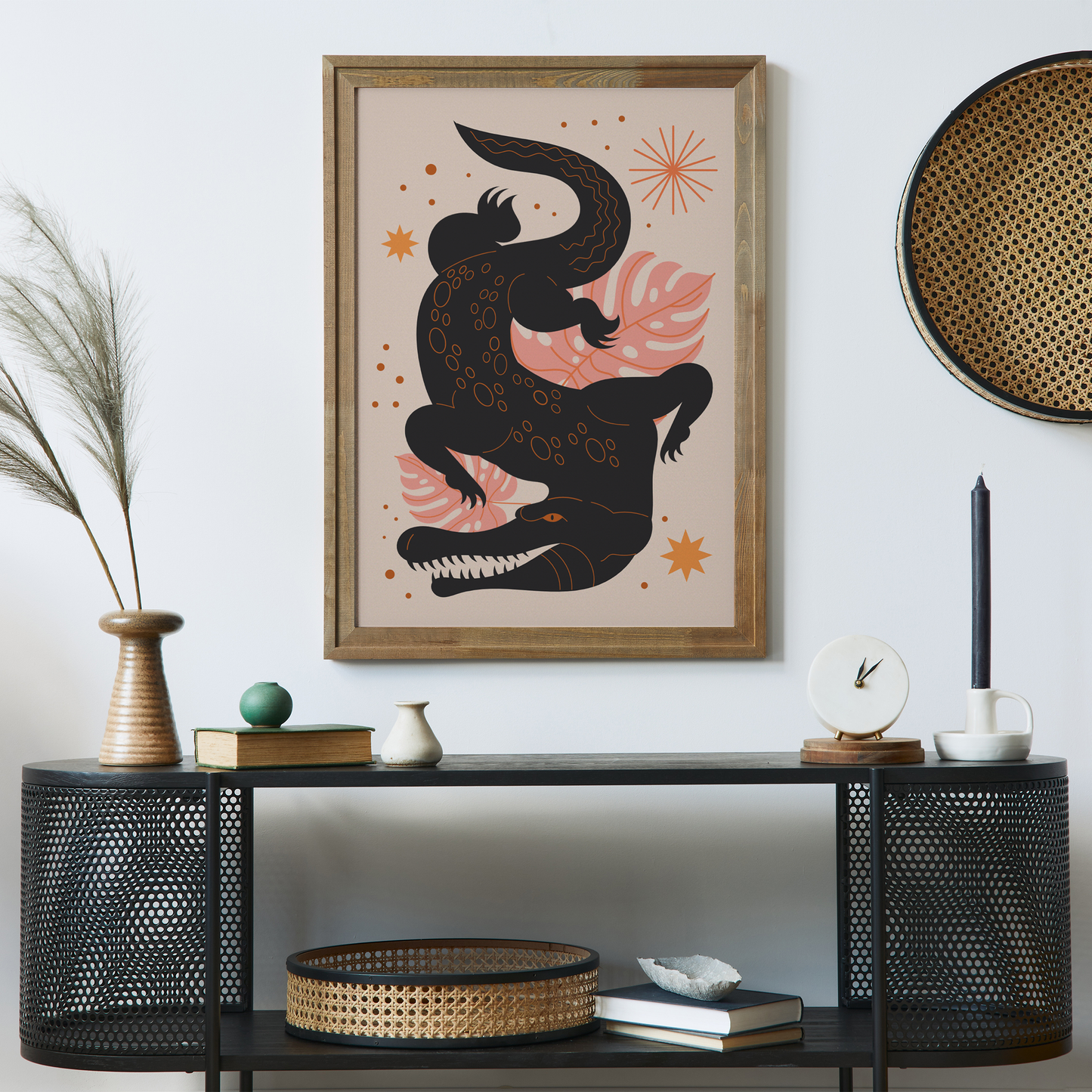 Cute Jungle Art Print