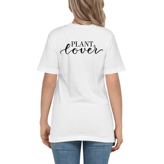 Plant Lover White Aesthetic Unisex T-Shirt