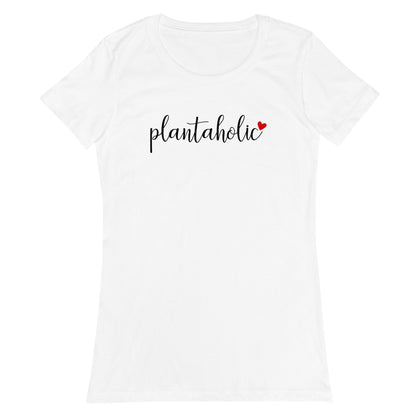 Plantoholic White Casual Fitted T-Shirt