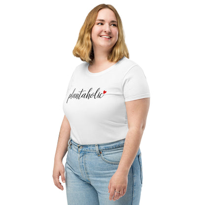 Plantoholic White Casual Fitted T-Shirt