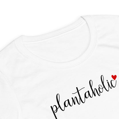 Plantoholic White Casual Fitted T-Shirt