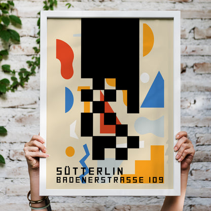 Bauhaus Abstract Poster