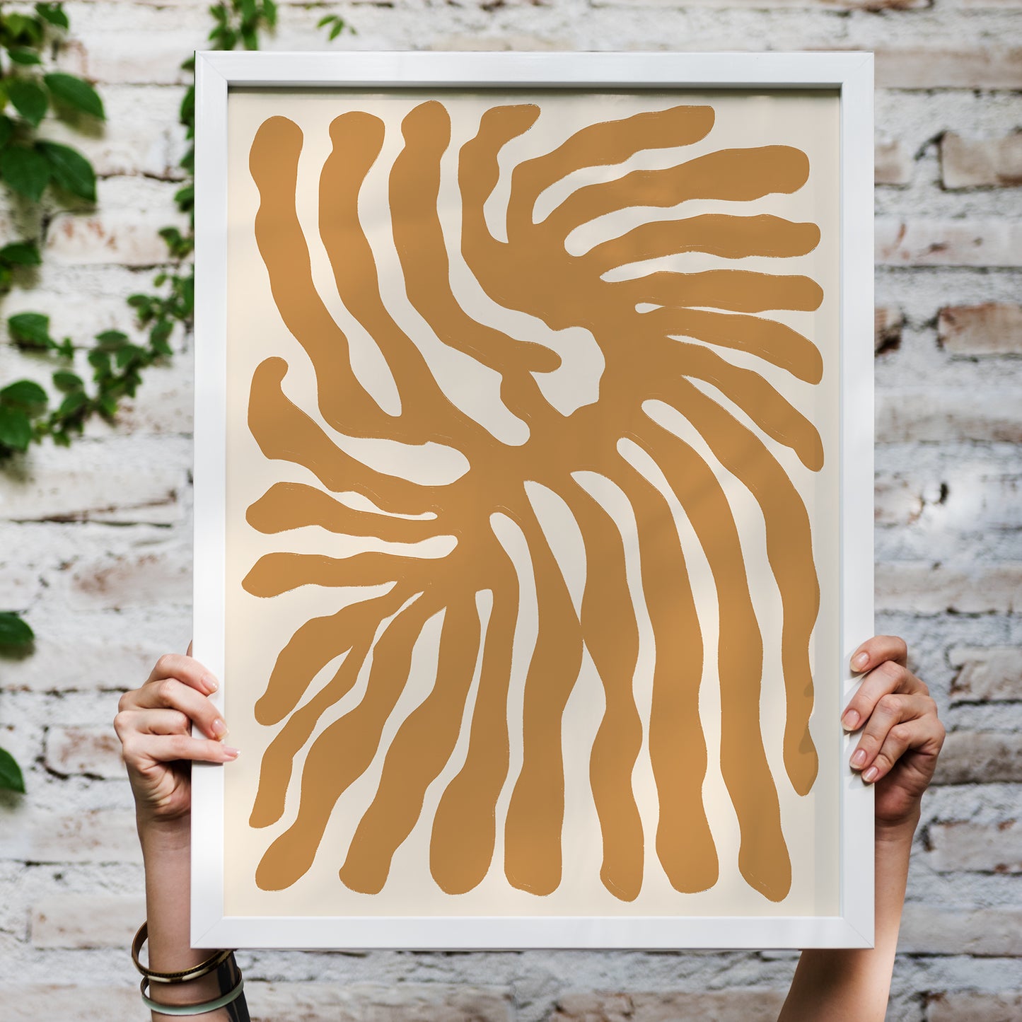 Organic Abstract Painting - Printed Poster