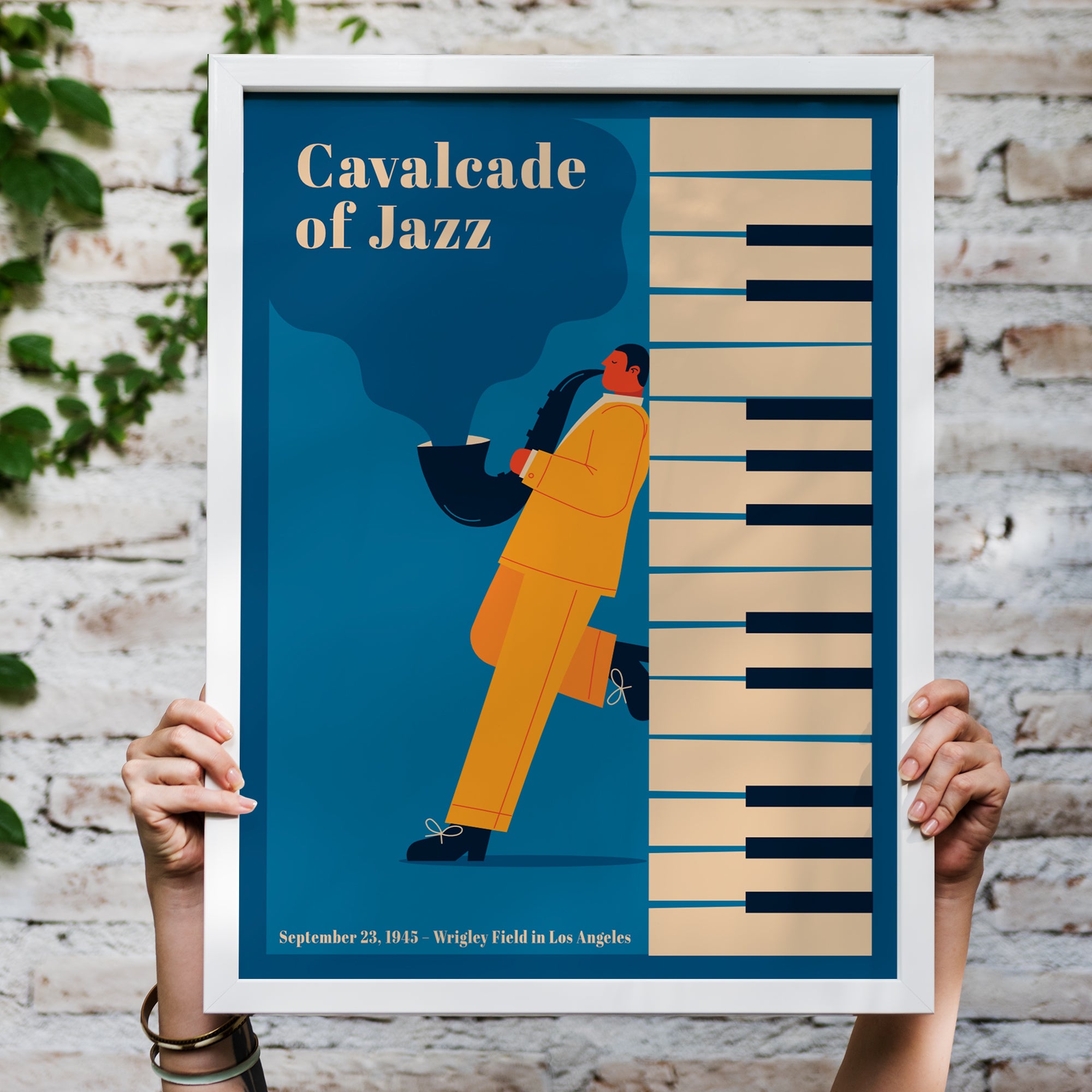 Vintage Poster for Jazz Festival in Los Angeles – HypeSheriff