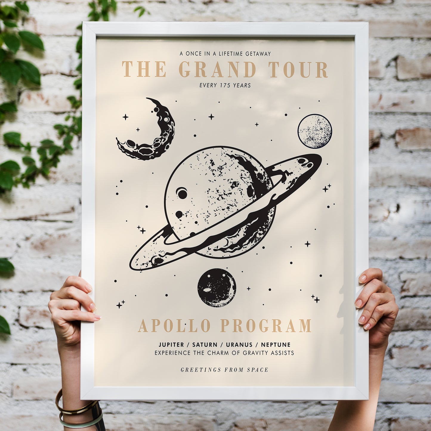 Greetings From Space Poster