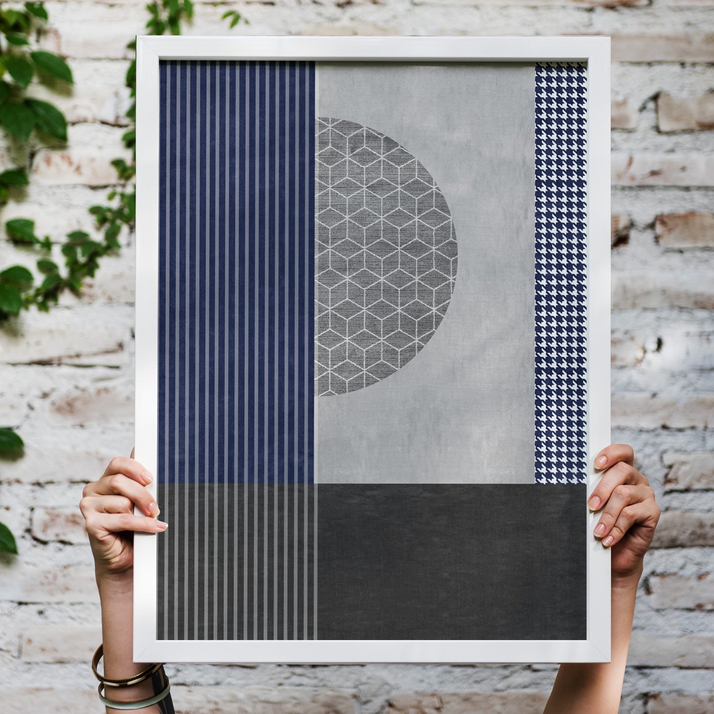 Duty of Fate - Geometric Mid-Century Modern Poster - HypeSheriff