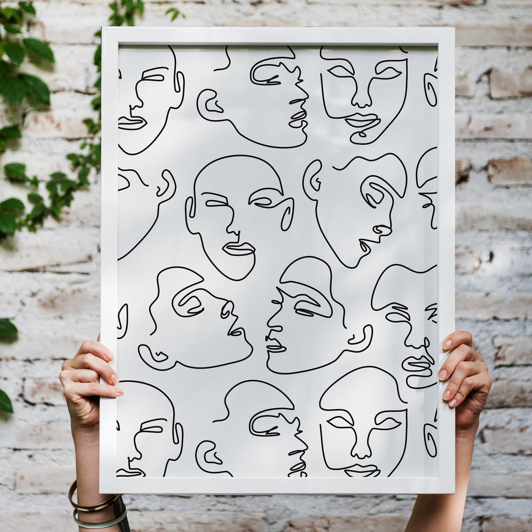 Line Art Portraits Poster — HypeSheriff US