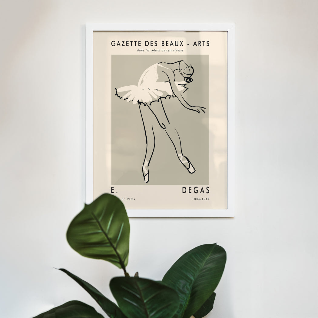 Retro Ballet Poster