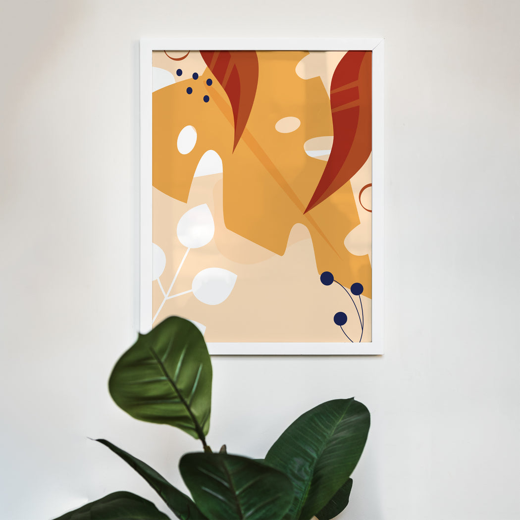 Cozy and Warm Floral Poster