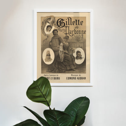 Gillette de Narbonne - Vintage Opera Poster